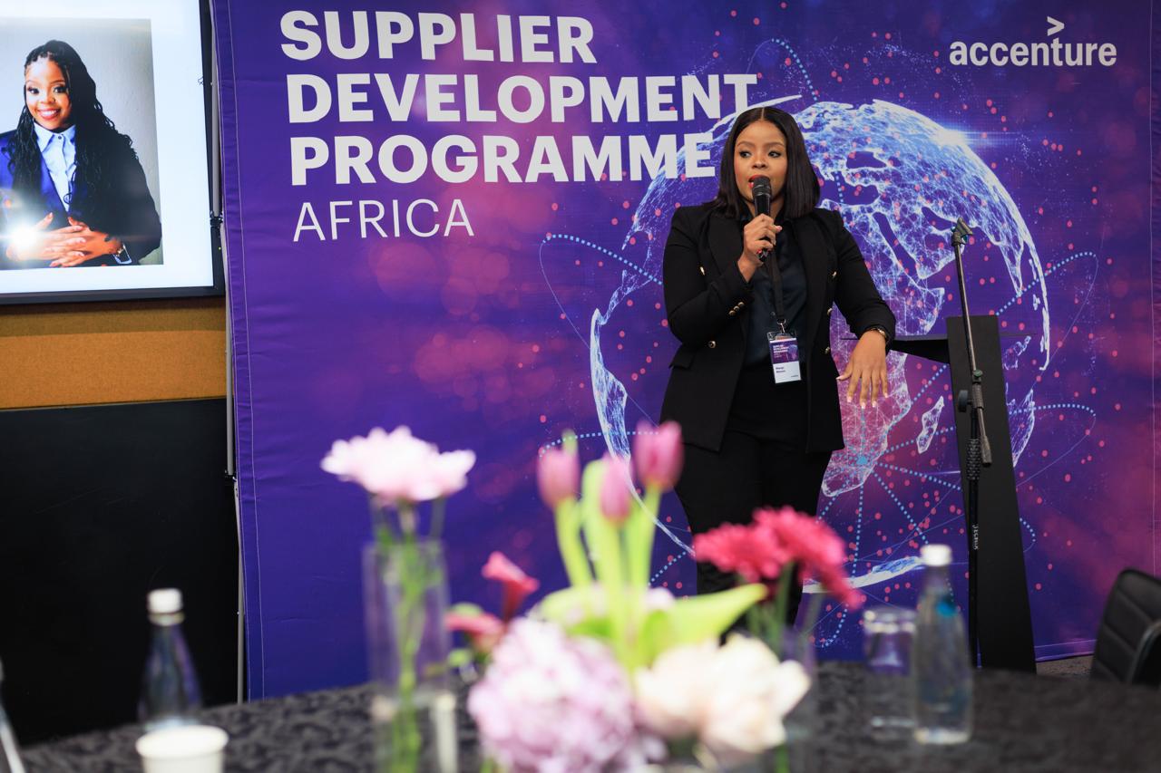 Masego speaks at Accenture